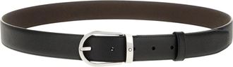 Montblanc Sartorial Leren Riem met Hoefijzergesp Omkeerbaar - Heren - Riemen - Veelkleurig - ONE Size - Leer - Accessoires