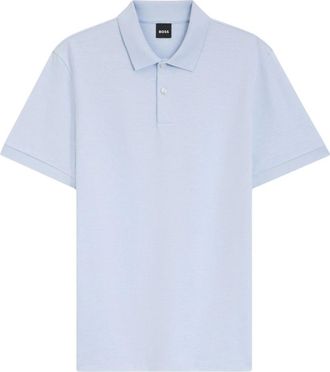 HUGO BOSS Tops, Heren, Blauw, L, Polo Shirt