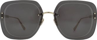 Dior ULTRADIOR Smoke Square Ladies Sunglasses CD40031U 10A 65