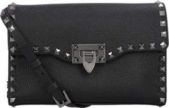 Valentino Leather handbags - Dames - Schoudertassen - Zwart - ONE Size - Katoen - Tassen