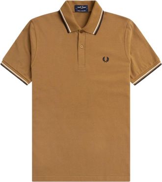 Fred Perry M12 Polo - Heren - Polos - Bruin - XS - Katoen - Tops