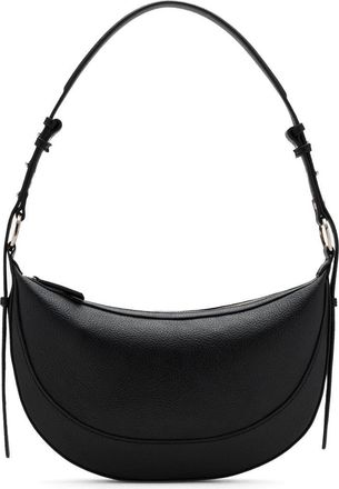 Mango Oval Faux Leather Shoulder Bag in Black at Nordstrom