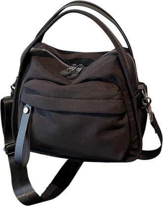 Generic Ladies Handbags - Nylon Bag | Tote Bag | Fabric Shakers Handbag | Elegant Soft Top Pack Sling Bags | For Lady Girls Daily Commute Work Office School C