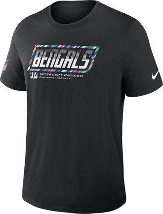 Nike Cincinnati Bengals Crucial Catch Sideline Nike Mens Dri-FIT NFL T-Shirt in Black | 034J00AZUY-F9R