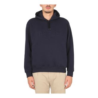 Aspesi Hombre, Sudaderas, Azul, Talla: L
