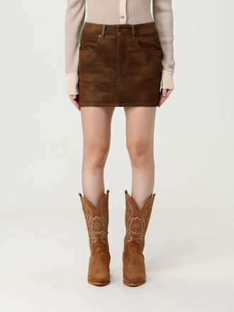 Isabel Marant Gonna mini Isabel Marant Etoile in denim spalmato