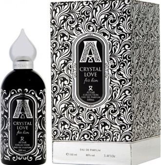 Attar Collection Mens Crystal Love 100ml EDP Spray - One Size