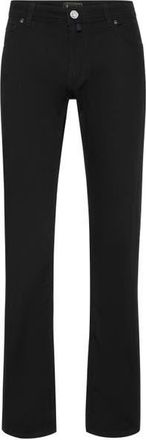 Billionaire Boys Club Embroidered 5 Pockets Regular Cut Jeans Men in Black at Nordstrom, Size 34