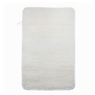 Trade Shop Trade Shop - Tappeto Tappetino In Tessuto Morbido Per Arredo Bagno 45 X 70 Cm Bianco 79921