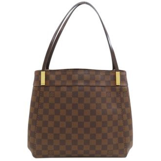 Louis Vuitton Damier Damier Canvas Ebene Damier Canvas Tote Bag (Pre-Owned)