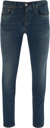 Liu Jo Slim-fit denim broek - Heren - Slim Fit Jeans - Blauw - W28 - Denim - Jeans