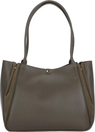 Coccinelle Pansy Bimateria Shopper - Dames - Tassen - Bruin - Maat: ONE Size Zijde
