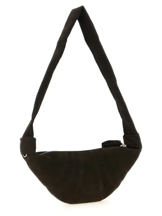 Christophe Lemaire Croissant Leather Shoulder Bag - Brown
