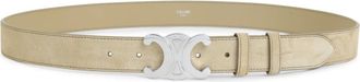 Celine Belts, unisex, Beige, Size: 90 CM Triomphe Belt 30Mm