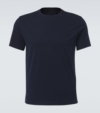 Prada Cotton-blend jersey T-shirt