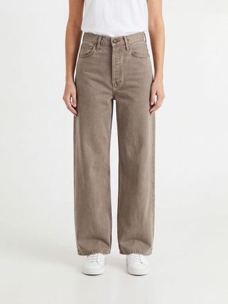 A Gold E Ren Wide-Leg High-Waist Denim Jeans