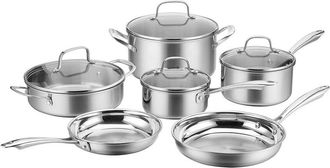 Cuisinart Stainless Steel Triply Pro 10Pc Cookware Set Ptp-10