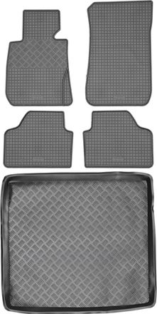 OEM Juego De Alfombrillas De Goma Para Coche Y Alfombrilla Para Maletero Para Bmw X1 E84 Crossover (2009-2016)