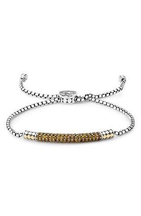 Samuel B. Pav&eacute; Bolo Bracelet in Yellow at Nordstrom Rack