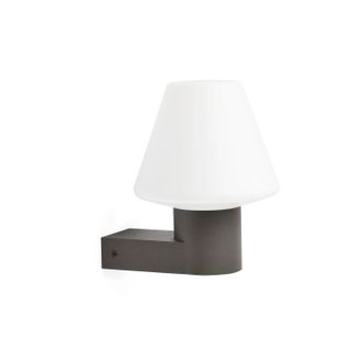 Faro Barcelona Mistu Aplique De Pared Gris Oscuro 74432a-02