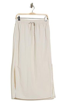 Zella Breakaway Crinkled Maxi Skirt in Grey Moonbeam at Nordstrom Rack, Size X-Small