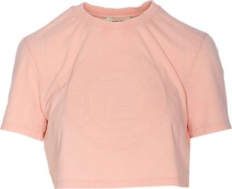 Fendi Pink Cotton T-shirt