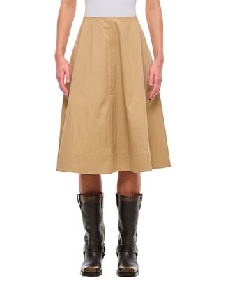 Khaite Renta Midi Skirt