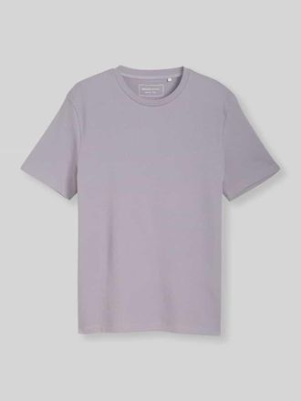 Tom Tailor Denim Regular Fit T-Shirt aus Baumwoll-Mix in Flieder, Gr&ouml;&szlig;e XXL