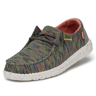 HeyDude Hey Dude Womens Wendy Sox Moc Toe Shoes, Peacock Pink, 40 EU, Peacock Pink, 8 UK