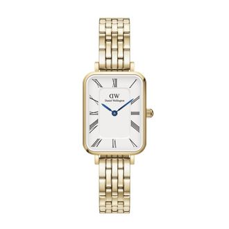 Daniel Wellington Elegante Gouden Klassieke Dameshorloge - Dames - Horloges - Geel - ONE Size - Accessoires