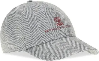 Brunello Cucinelli BRMV4549850CVS87BB Baseball Cap - Gray