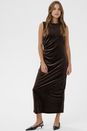 Kaffe Jurk KAkelly Jurk Tight fit dark brown