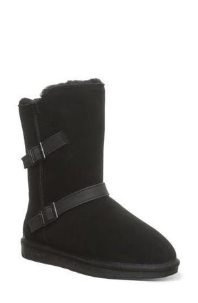 Bearpaw Valerie Faux Shearling Lined Boot in Black at Nordstrom Rack, Size 11