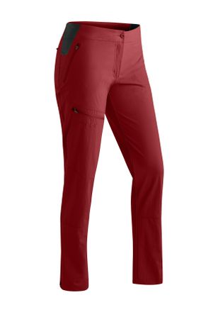 Maier Sports Outdoorhose MAIER SPORTS Inara slim Vario, Damen, Gr. 36, Normalgr&ouml;ssen, rot (weinrot), 90% Polyamid, 10% Elasthan, Hosen Outdoorhose, Damen Wanderhos