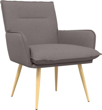 vidaXL Sill&oacute;n Gris Topo Tela Vidaxl