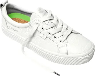 Cariuma Cariuma OCA Low Sneakers Mens White Premium Leather Casual Shoes RHS8709