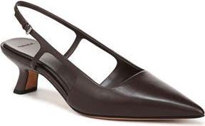 Vince Bianca Slingback Pointed Toe Pump in Ganache at Nordstrom Rack, Size 7.5