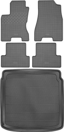 OEM Juego De Alfombrillas De Goma Para Coche Y Alfombrilla Para Maletero Para Nissan X-trail T31 Suv (2013-2017)