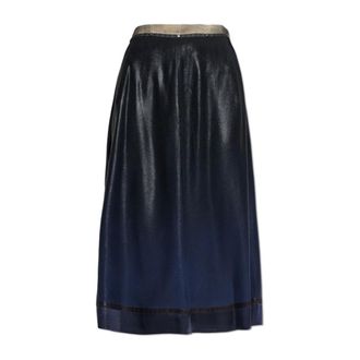 Maison Margiela Midi Skirts, female, Blue, Size: XS Loose-fit skirt