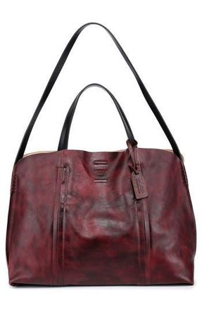 OLD TREND Forest Island Leather Tote Bag in Rusty Red at Nordstrom Rack
