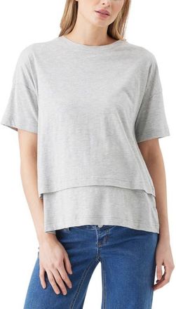 Ripe Claud Nursing Tee in Grey Marle at Nordstrom, Size Medium Au