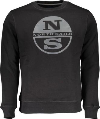 North Sails Crew Neck Sweatshirt Ns 2023 - Heren - Sweatshirts - Zwart - 2XL - Katoen - Hoodies & sweatvesten