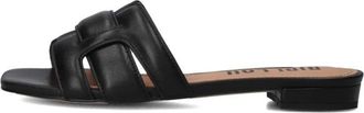 Bibi Lou Zwarte Zomerslippers Moderne Stijl - Dames - Sandalen - Zwart - 40 EU - Katoen - Schoenen