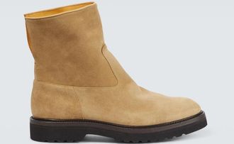 Auralee Suede ankle boots