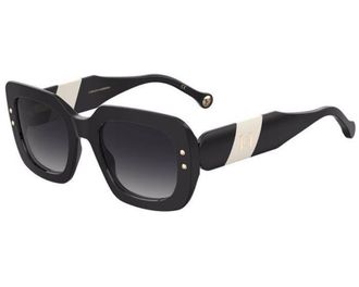 Carolina Herrera Grey Shaded Square Ladies Sunglasses HER 0186/S 080S/9O 52