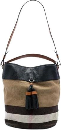 Burberry Tweedehands Canvas handtassen - Dames - Vintage Handtas - Veelkleurig - ONE Size - Vintage