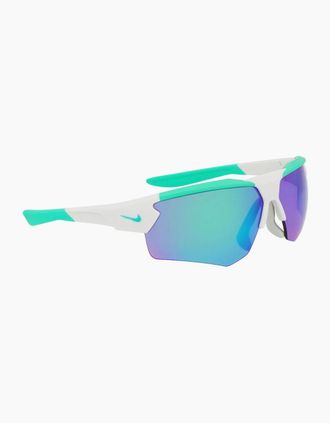 Nike Mens Duo Wrap Sunglasses - Mt Silver Grn - Size: ONE size