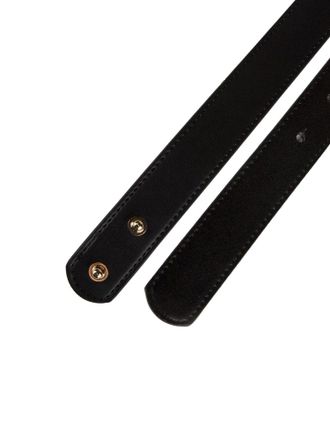 Guess Adjustable Dual-Buckle Belt - Black