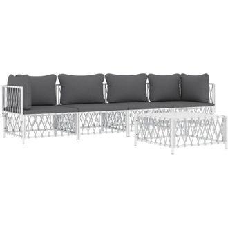 vidaXL Furniture Limited - Juego De Muebles De Jard&iacute;n 5 Piezas Y Cojines