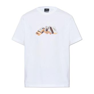 Paul Smith T-Shirts, male, White, Size: 2XL Matchboxes Printed T-Shirt